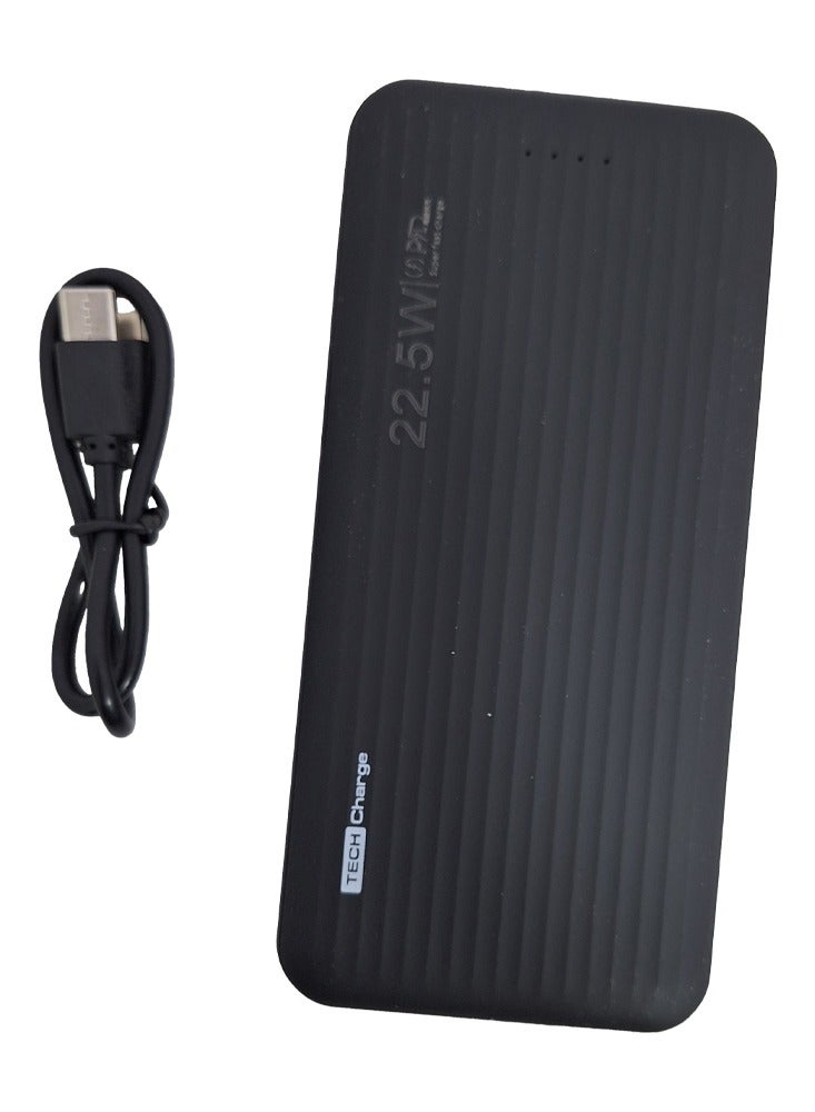 10000.0 mAh UGREEN 10000mAh Mini Quick Charging 20W Power Bank Black