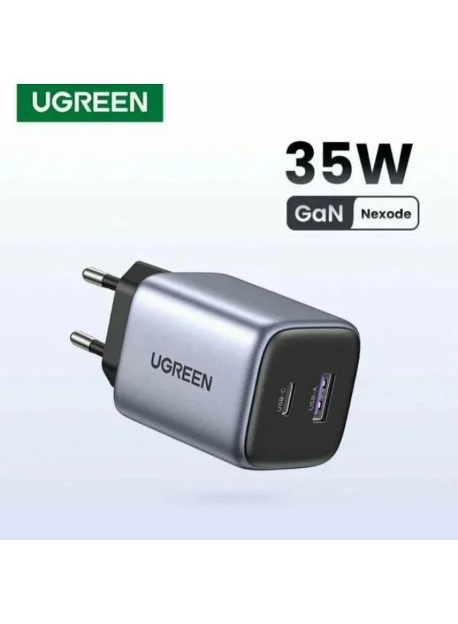 UGREEN Nexode fast Charger 35W USB-A+USB-C Grey