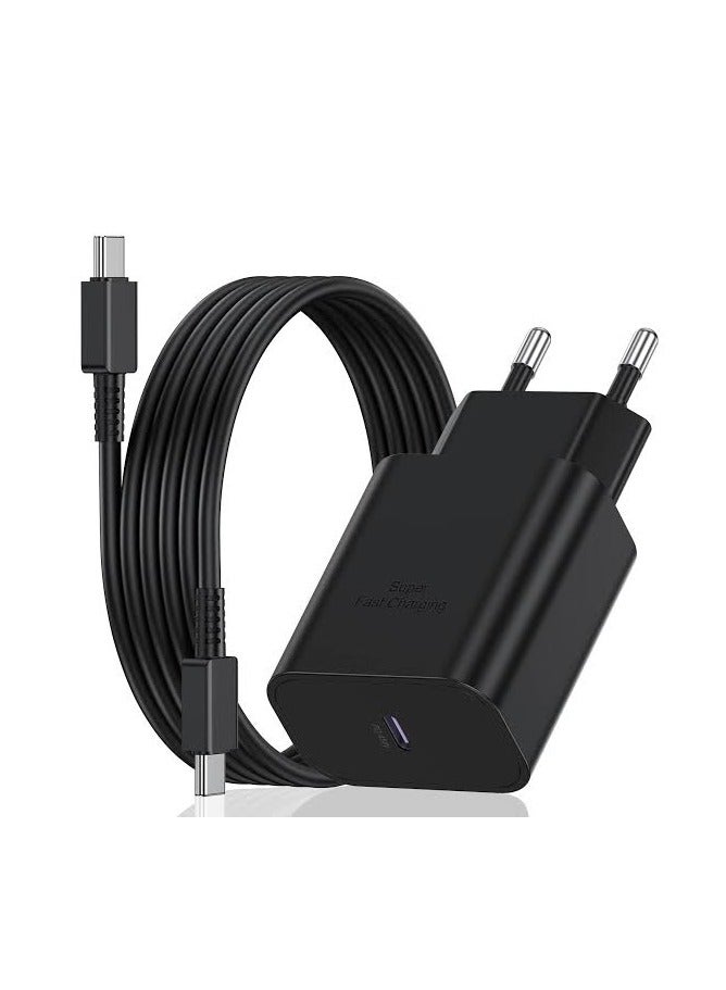 45W PD Super Fast Charger, with Type-C to C Cable Black