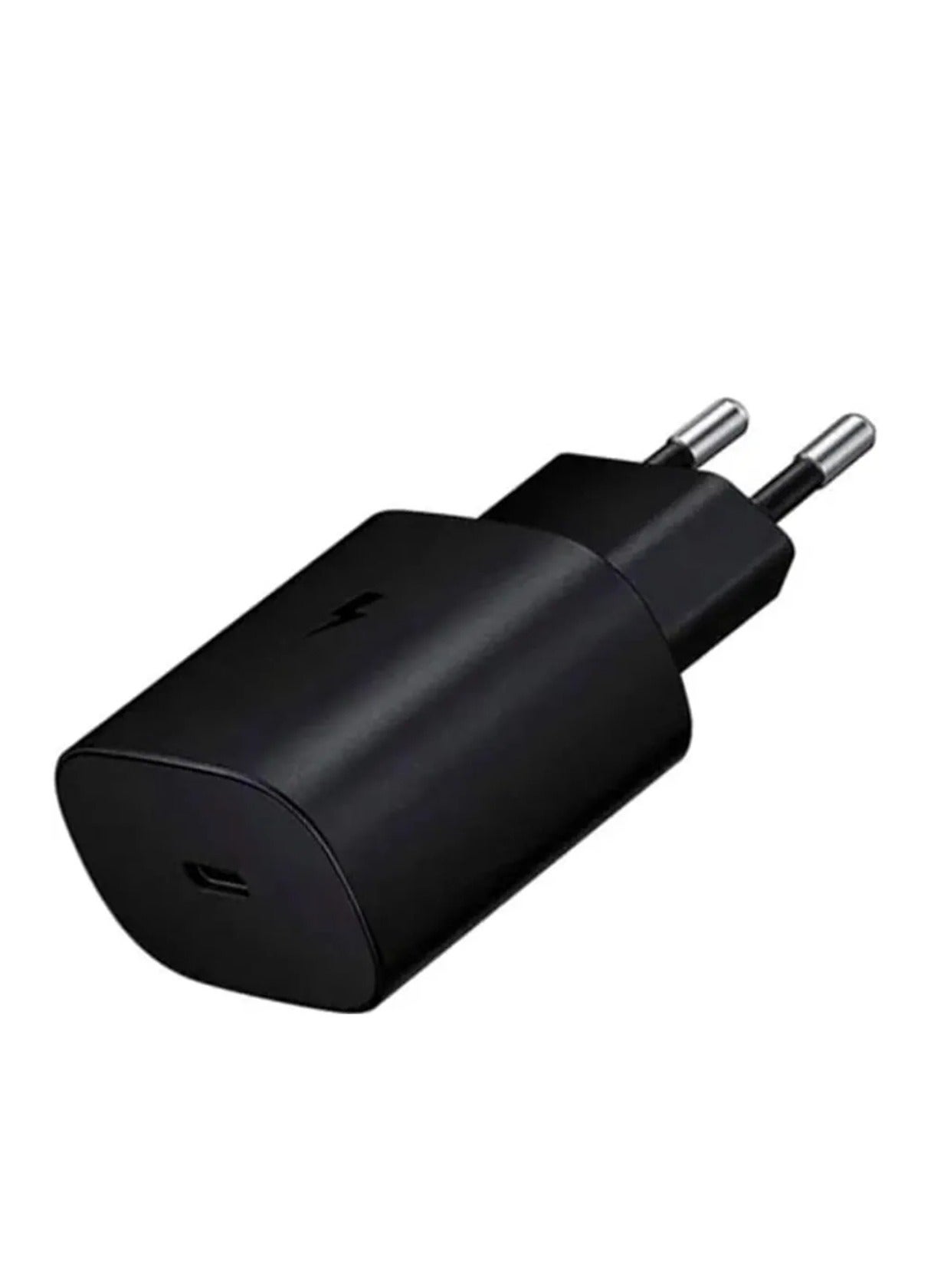 25W PD USB-C Super Fast Charger - black Black