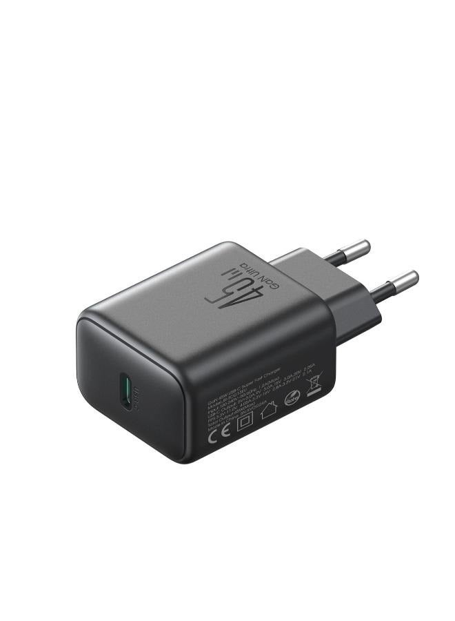 JR-TCG13 45W GaN Wall Charger for Samsung Ultra - Black