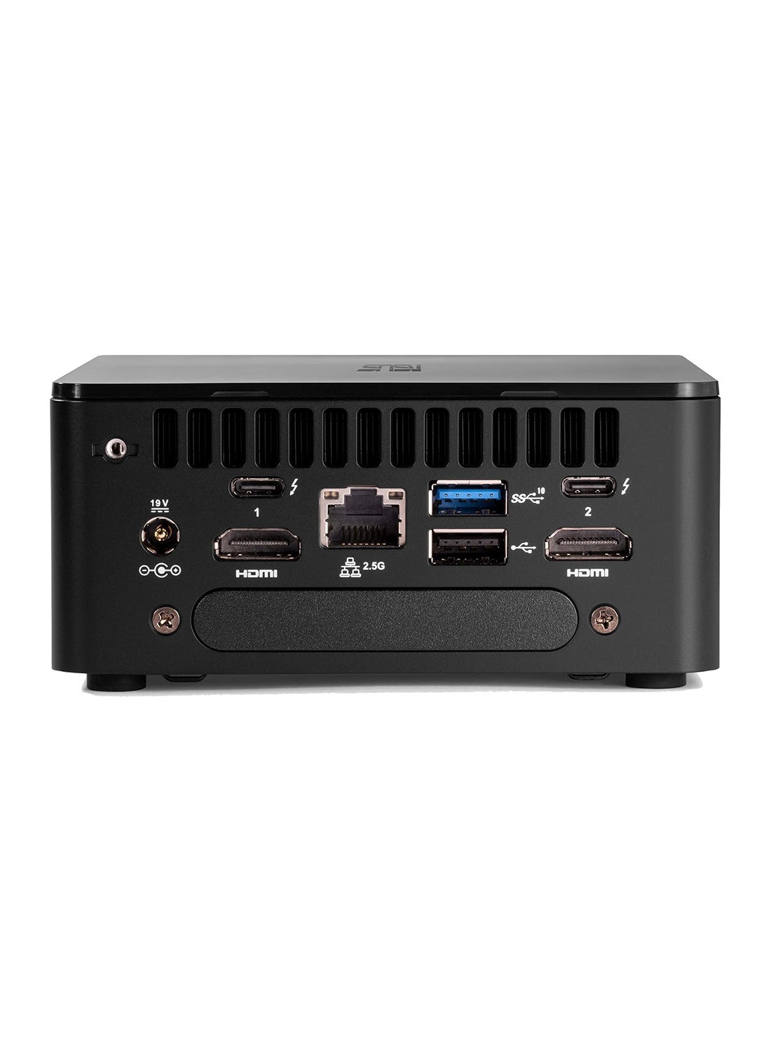 NUC 12pro Mini PC, RNUC12WSHI700002I Intel Core i7-1260P Intel Iris Xe, 2x DDR4 SO-DIMM, M.2 22x80 NVMe SSD, no OS/EU Cord, Tall Kit | 90AR00E1-M000J0 Black