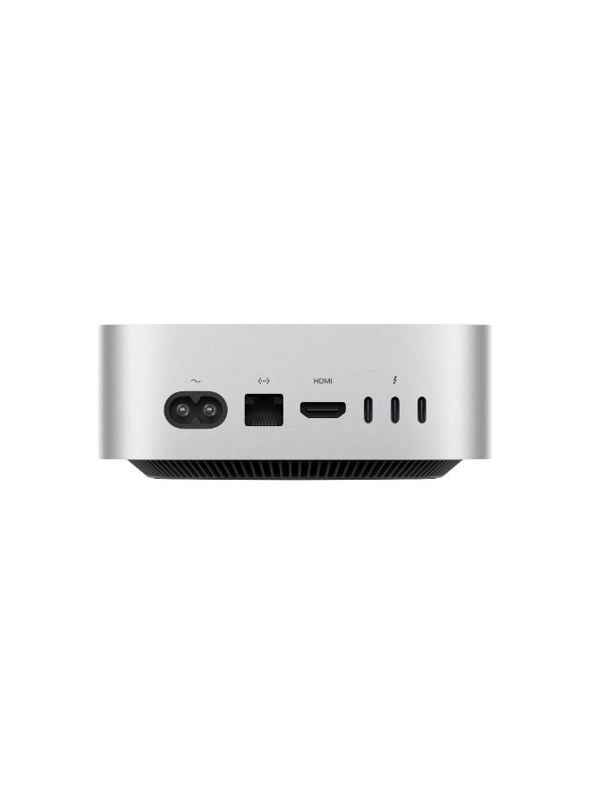 Customize Mac mini Apple M4 chip with 10-core CPU, 10-core GPU/16GB RAM/256GB SSD/macOS Silver