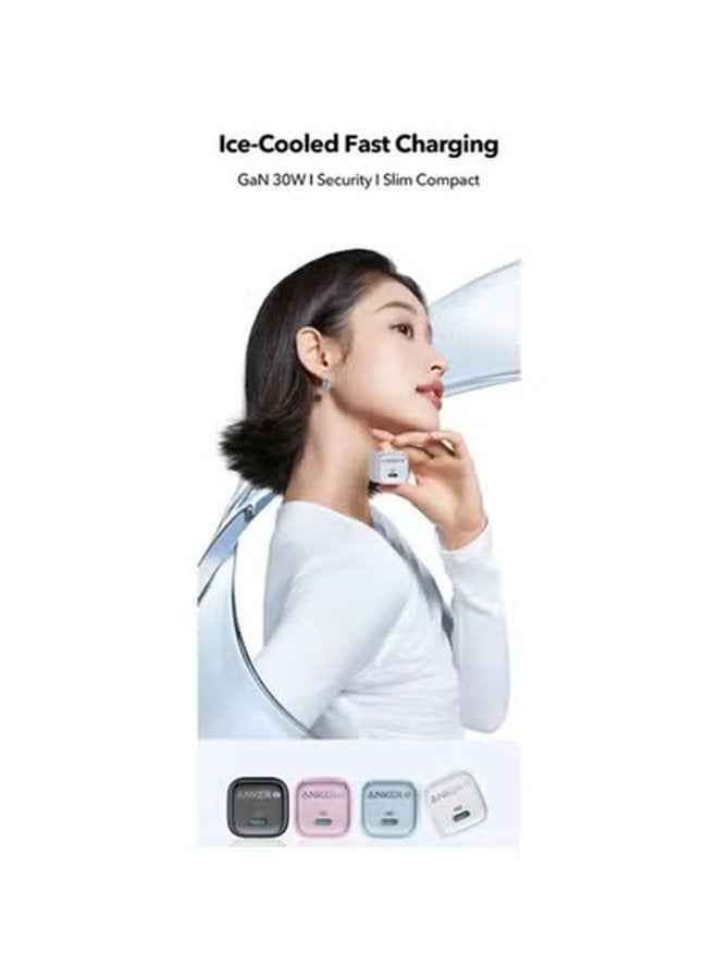 Zolo 30w -Nano III Fast Charger for iPhone 15-16 Series, PPS, PIQ 3.0, Foldable, 30W Black