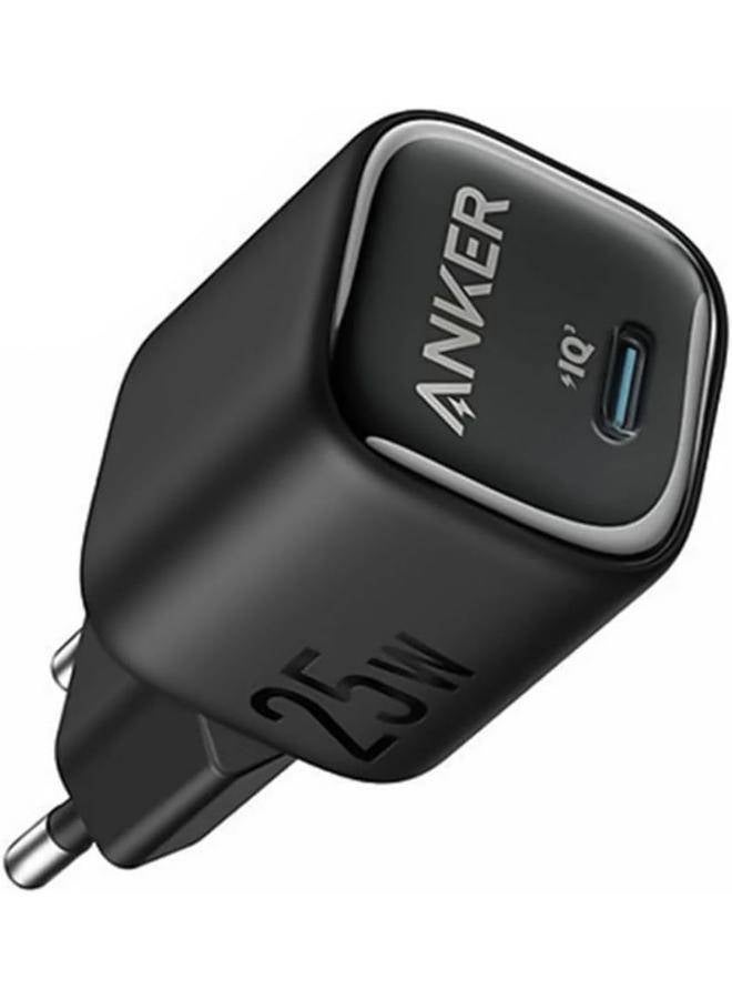 Anker Zolo Wall Charger Type-C 25W Fast Charging, Improved Temperature Control, Small Design and Charge 3X Faster, Compatible with iPhone, iPad, Samsung, Pixel and more