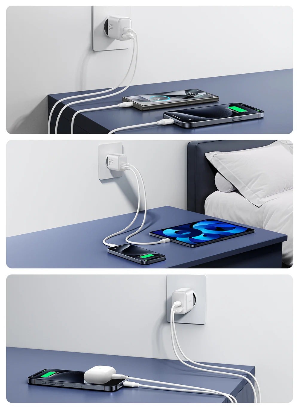 JOYROOM JR-TCF21 20W Dual-Port (A+C) Charger EU white