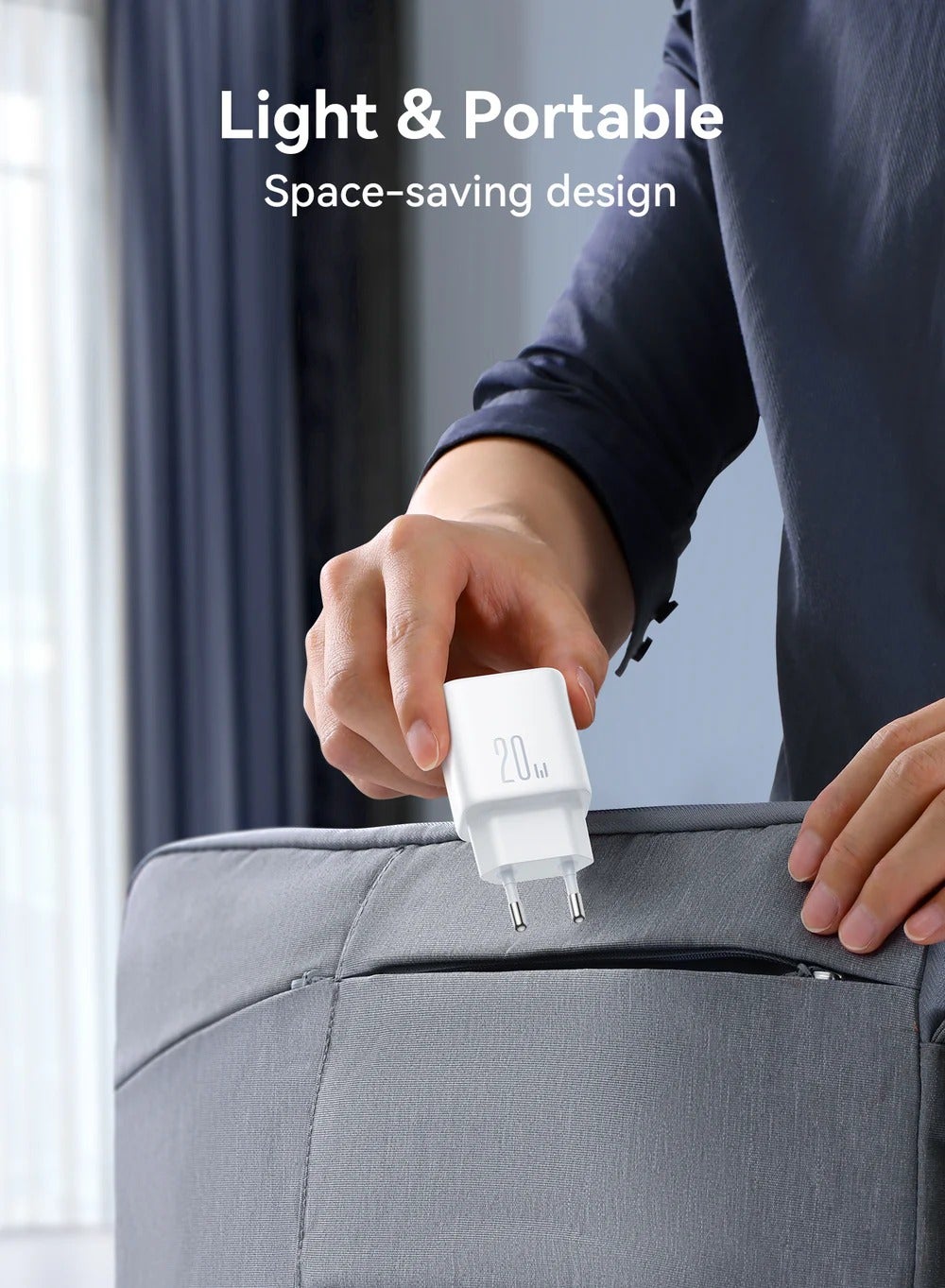 JOYROOM JR-TCF21 20W Dual-Port (A+C) Charger EU white