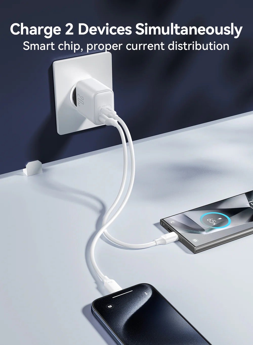 JOYROOM JR-TCF21 20W Dual-Port (A+C) Charger EU white