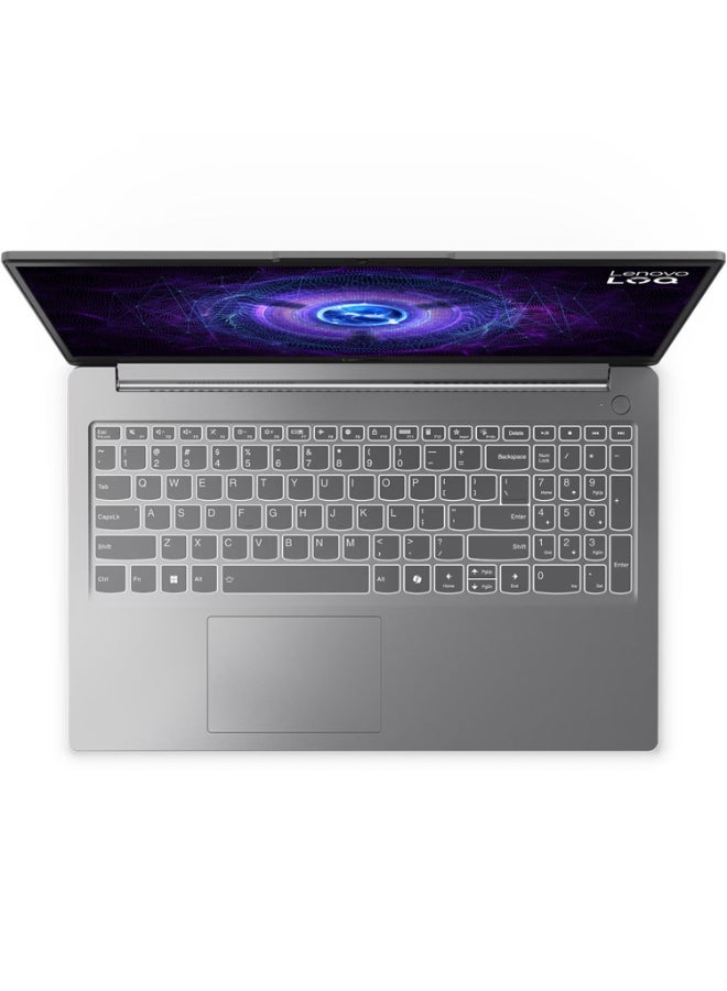 LOQ 15IAX9E Gaming (2025) Laptop With 15.6-Inch FHD Display,Core i5-12450HX Processor/16GB RAM/512GB SSD/6GB NVIDIA GeForce RTX 3050 Graphics Card/Windows 11 Home English/Arabic Luna Grey