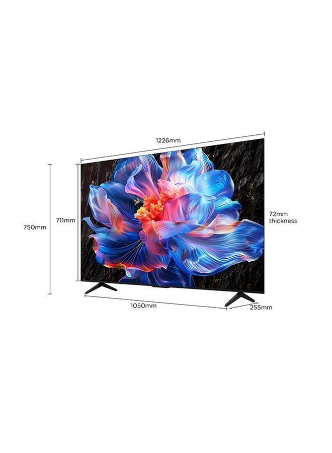 55-Inch P6K LED 4K UHD HDR Smart TV |Google TV, 60Hz, HDR 10, AiPQ Processor, Dolby Audio, MEMC, HDMI 2.1, Bluetooth 5.2, WiFi 5, Bezel-less Design, (2025 Model) 55P6K Black