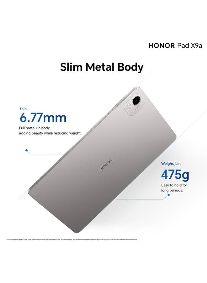 Pad X9a 11.5 Inch Grey 8GB RAM 128GB LTE With Free Protective Flip Cover - Middle East Version