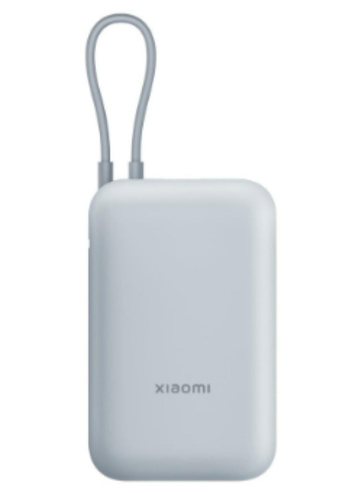 10000 mAh Power Bank 10000mAh (Integrated Cable) Ice Blue | 22.5W MAX Power | Type-C two-way fast charging | Nine layers of safety protection Ice Blue