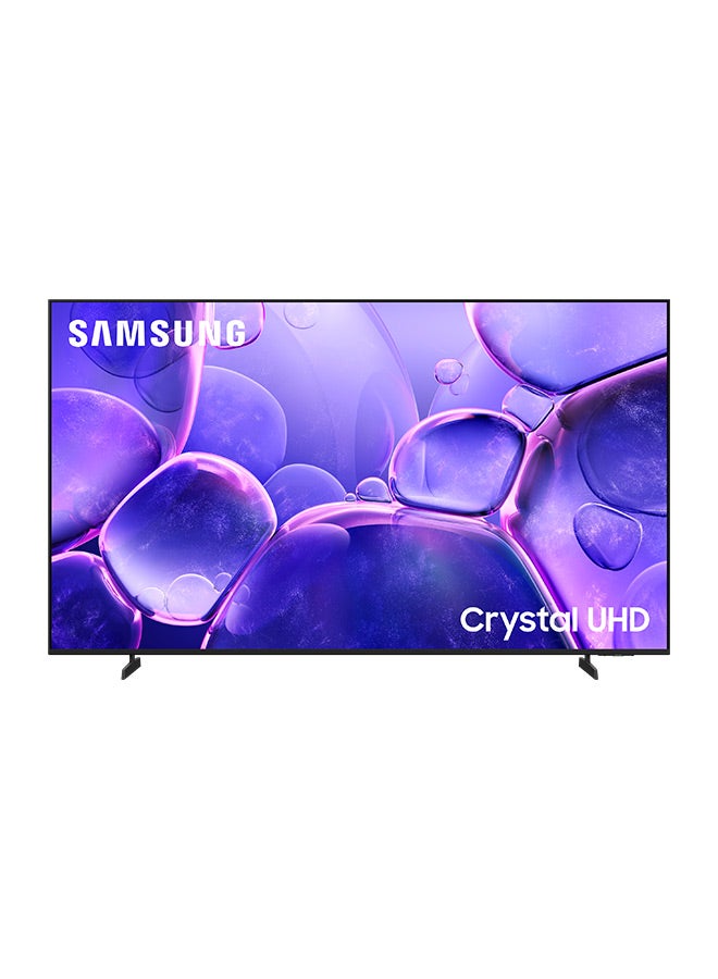 75 Inch Crystal UHD TV, U8000F, 4K, 50Hz, Crystal Processor 4K, Model Year 2025, Operating System Tizen, MetalStream Design, Knox Security, Endless Free Content, Smart TV, UA75U8000FUXZN (2025 - UAE Version), U8000F BLACK