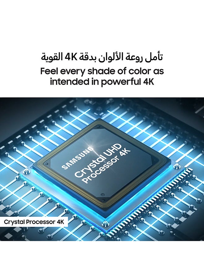 75 Inch Crystal UHD TV, U8000F, 4K, 50Hz, Crystal Processor 4K, Model Year 2025, Operating System Tizen, MetalStream Design, Knox Security, Endless Free Content, Smart TV, UA75U8000FUXZN (2025 - UAE Version), U8000F BLACK