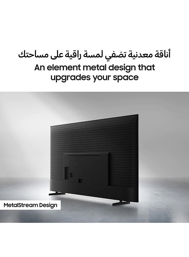 75 Inch Crystal UHD TV, U8000F, 4K, 50Hz, Crystal Processor 4K, Model Year 2025, Operating System Tizen, MetalStream Design, Knox Security, Endless Free Content, Smart TV, UA75U8000FUXZN (2025 - UAE Version), U8000F BLACK