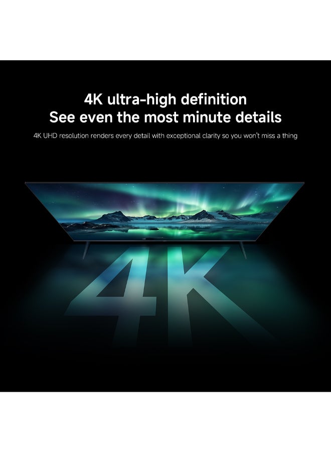 TV A Pro 55" 2026 | Google TV | 4K QLED Display | Dolby Audio, DTS-X, And DTS Virtual:X | Premium Metal Finish| 360° Bluetooth Remote Control L55MB-APME black