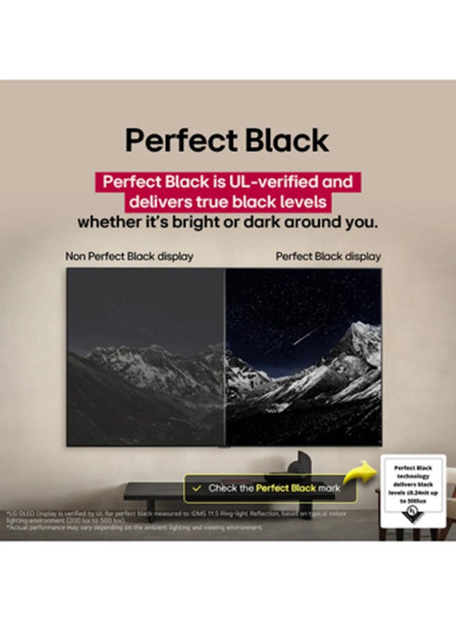 65 inch OLED AI B5 4K 120Hz Smart TV AI Magic Remote WebOS25 Dolby Vision / HDR10 / H / Dolby Atmos [2025], 2 Year Warranty - OLED65B56LA Black