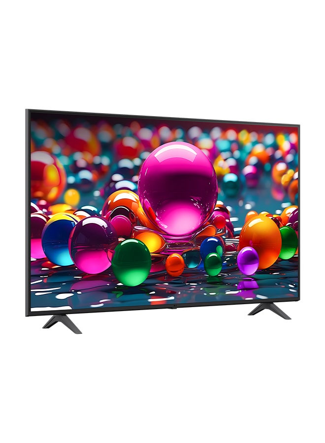 75 inch UHD AI UA85 4K Smart TV, 60Hz, AI Voice ID AI Search HDR10 Pro Home Hub, WebOS25, Model Year 2025 - 75UA85006LA Black