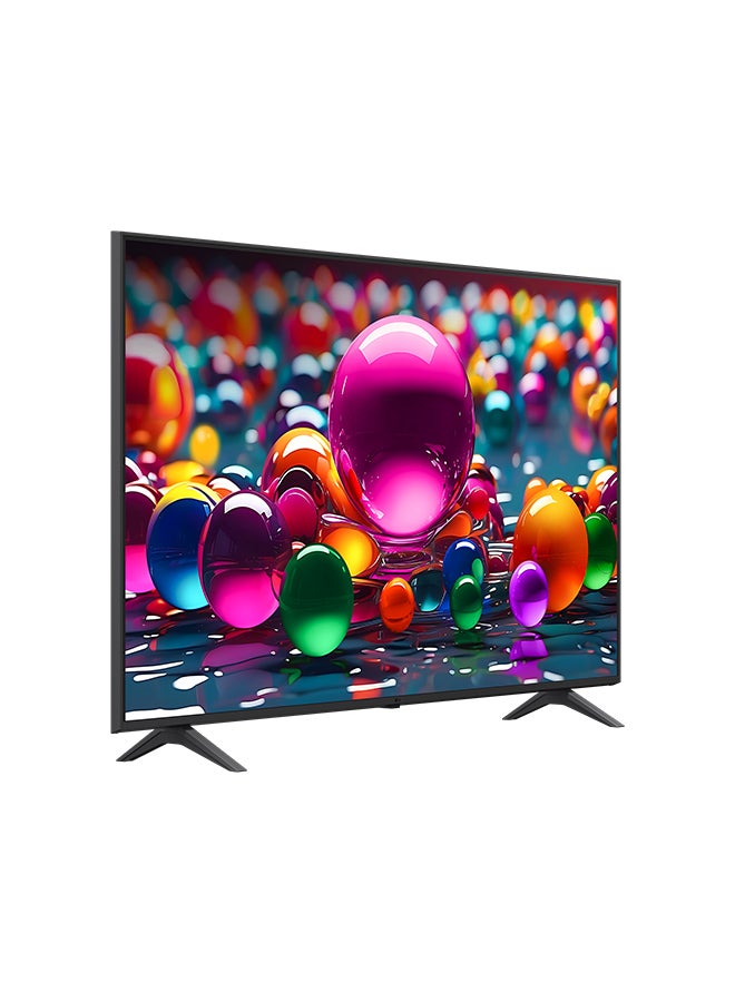 75 inch UHD AI UA85 4K Smart TV, 60Hz, AI Voice ID AI Search HDR10 Pro Home Hub, WebOS25, Model Year 2025 - 75UA85006LA Black