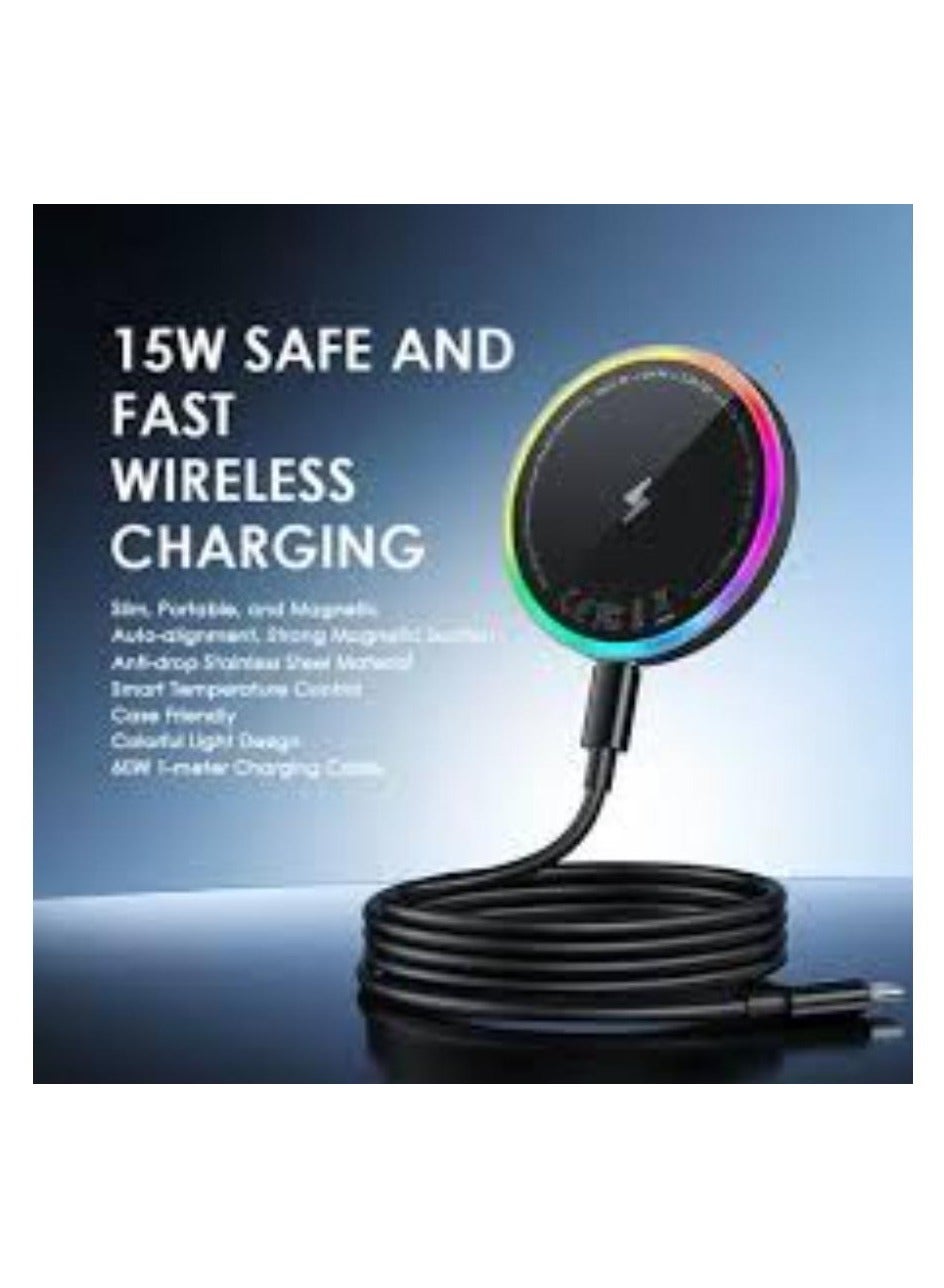 oraimo PowerDock 15W Magnetic Wireless Charging Pad Black