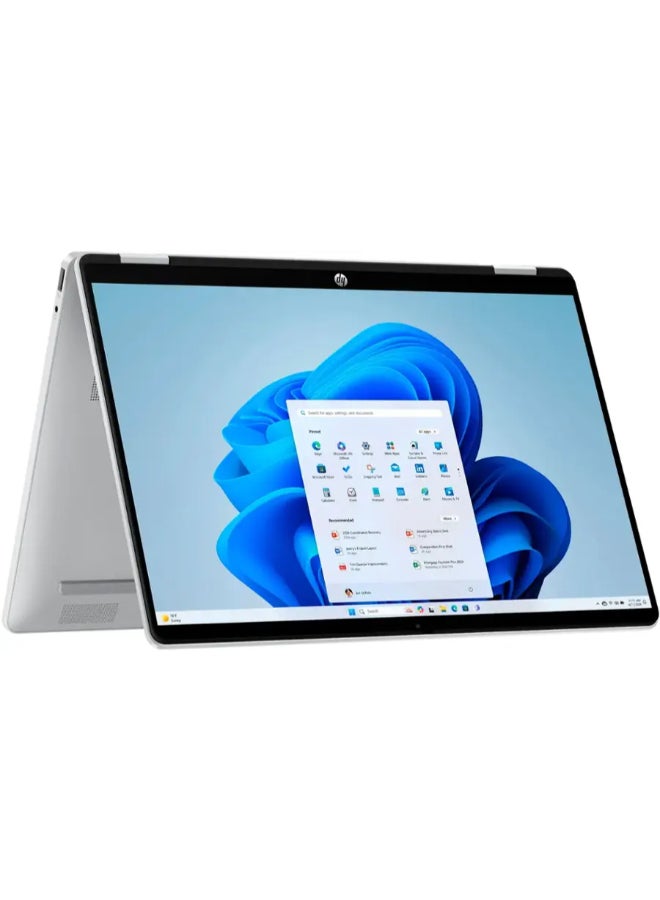 (Upgraded Version) OmniBook 5 Flip Personal Laptop With 14-Inch WUXGA Display, Core 7 150U Processor/16GB RAM/512GB SSD/Intel Arc Graphics/Windows 11 Home English Glacier Silver English Glacier Silver