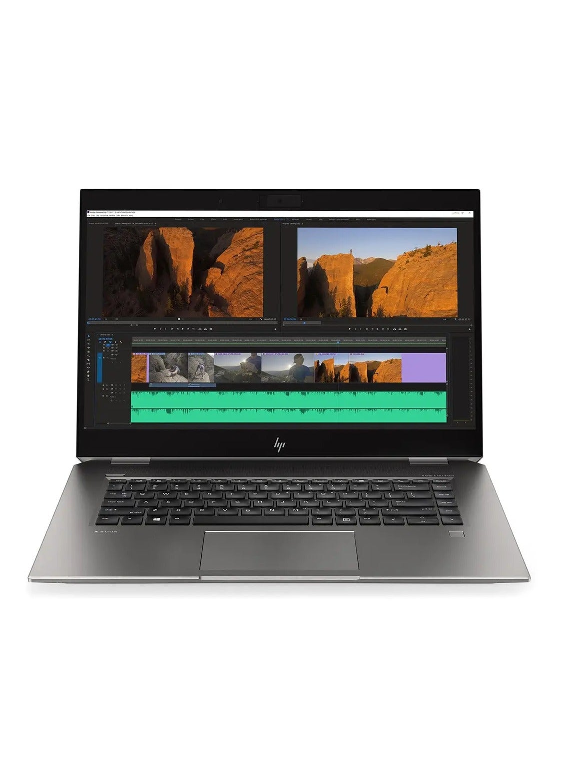 RENEWED - LAPTOP HP ZBOOK STUDIO 15 G5 - CPU INTEL CORE I7-9850H - RAM 16 GB DDR4 - HARD 512 GB SSD M.2 NVMe - VGA NVIDIA QUADRO P1000 4 GB DDR5 - 15.6'' INCH LED FULL HD IPS SCREEN - English/Arabic Grey English/Arabic grey