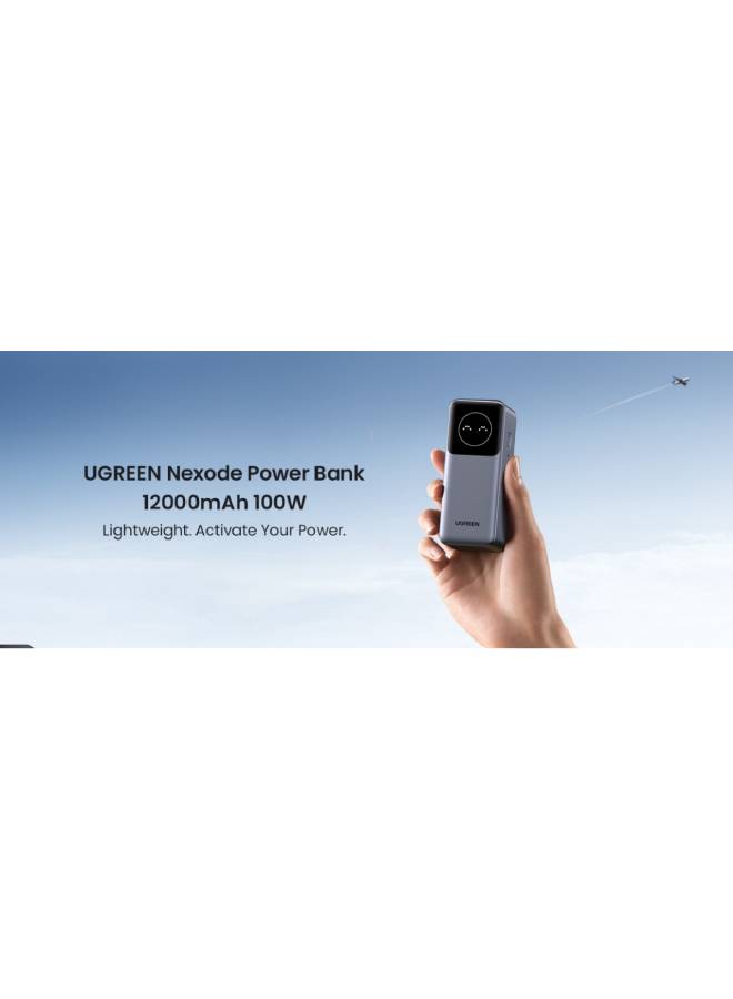12000.0 mAh UGREEN Nexode PD 100W Fast Charging Power Bank 12,000mAh grey
