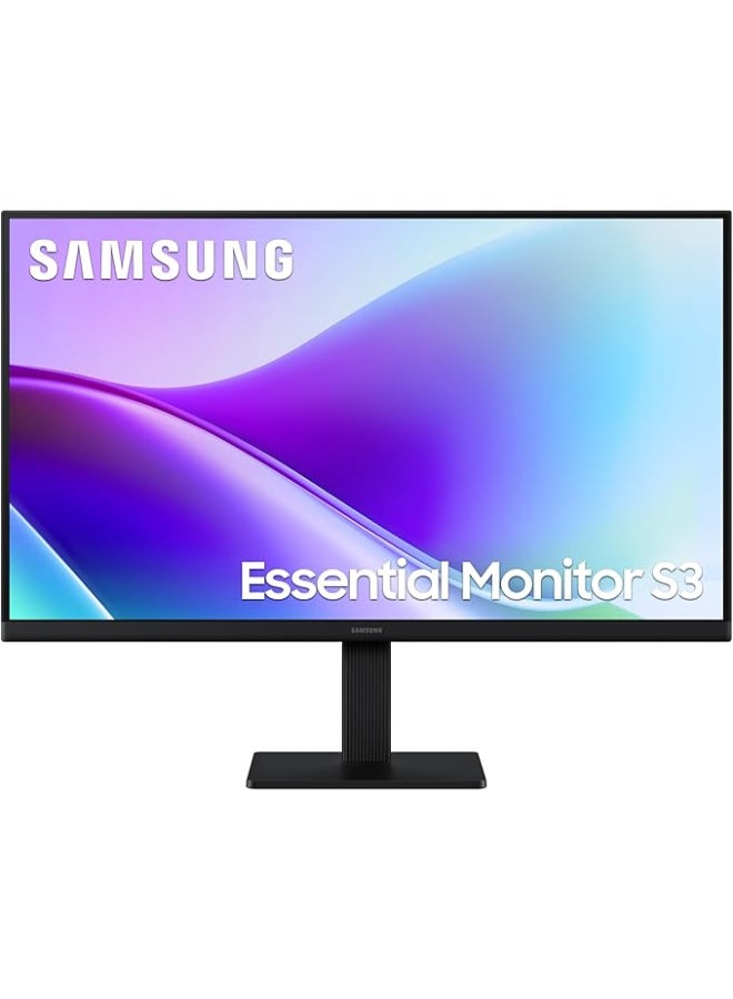 27 inch Essential Monitor S32GF, IPS Display, FHD Resolution,  120Hz Refresh Rate, 5ms, Flicker Free, Eye Saver Mode for Gaming and Office Use LS27F320GAMXUE Black
