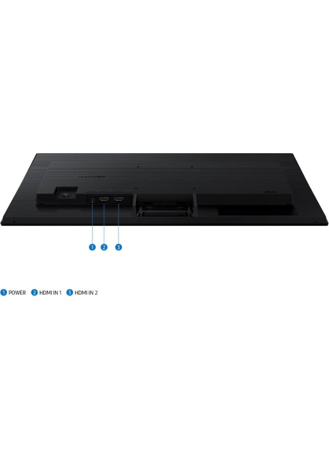 27 inch Essential Monitor S32GF, IPS Display, FHD Resolution,  120Hz Refresh Rate, 5ms, Flicker Free, Eye Saver Mode for Gaming and Office Use LS27F320GAMXUE Black
