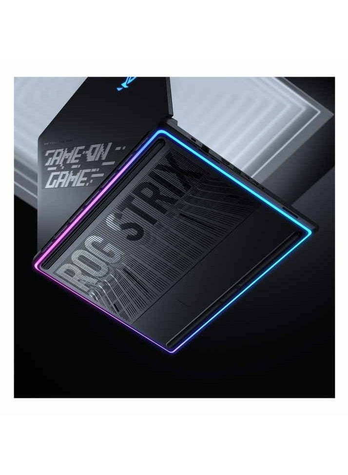 ROG Strix Scar 18 Gaming Laptop With 18-inch 2.5K Display 240Hz, Intel Core Ultra 9 275HX/32GB DDR5 RAM/1TB PCIe 4.0 SSD/Windows 11/12GB Nvidia GeForce RTX 5070Ti With ROG Backpack and ROG Gladius III Mouse and ROG Fusion II 3 English/Arabic Black