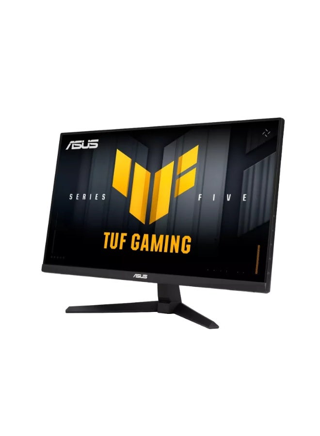 27 Inch TUF Gaming 1080P Fast IPS Gaming Monitor, 240Hz, 0.3ms GTG, G-SYNC Compatible & FreeSync Premium, ELMB Sync, 99% sRGB, Gaming AI, DisplayWidget Center, Tilt Swivel Pivot Height Adjustable Stand VG279QM5A black