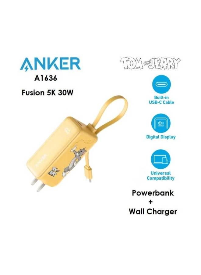 Fusion 5K TOM AND JERRY VERSION - Power bank 5000mAh and USB-C