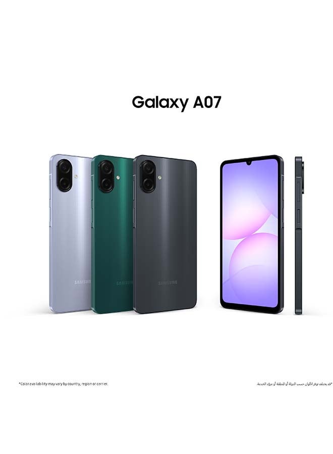 Galaxy A07 Dual SIM Light Violet 4GB 64GB 4G - Middle East Version