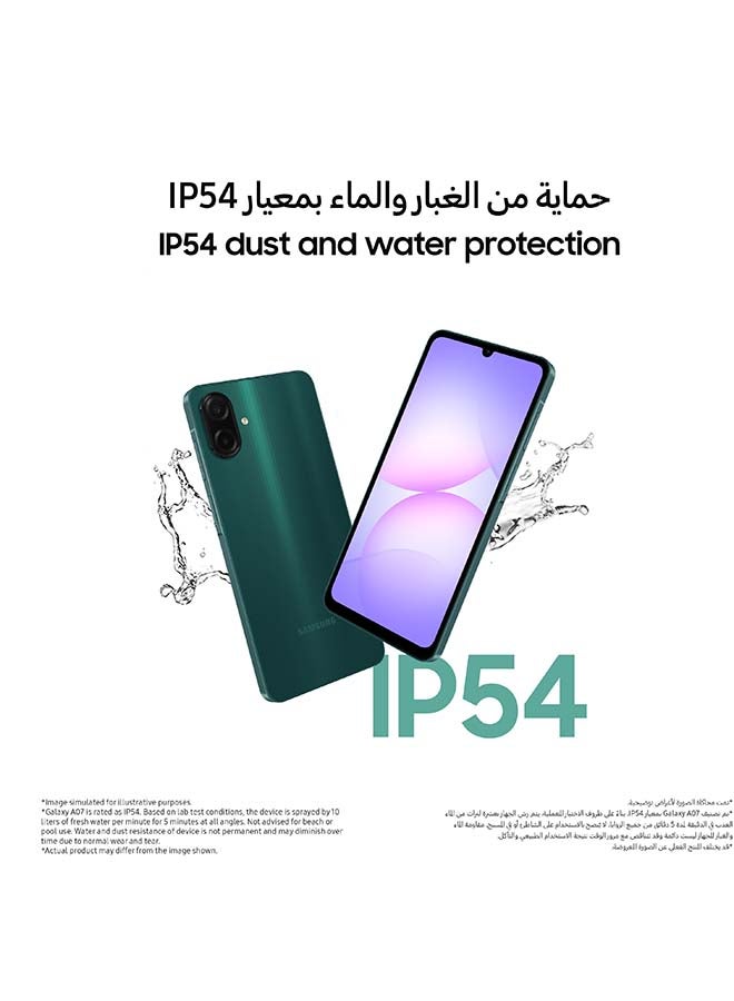 Galaxy A07 Dual SIM Light Violet 4GB 64GB 4G - Middle East Version