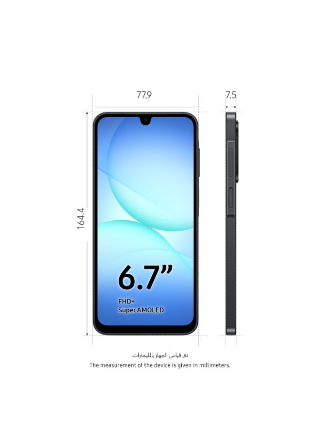 Galaxy A17 Dual SIM Black 8GB 256GB 5G - Middle East Version