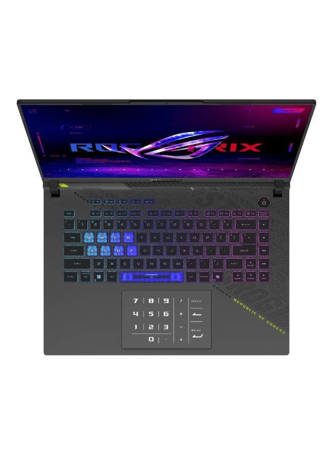 ROG Strix G16 Gaming Laptop With 16 Inch WUXGA (1920x1200) Display 165Hz,AMD Ryzen 9 8940HX Processor/32GB RAM DDR5/1TB SSD/12GB Nvidia GeForce RTX 5070 Ti Graphics/Windows 11 Home/ English/Arabic Eclipse Gray