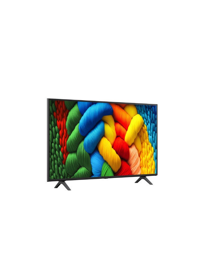 LG TV 50" Nano cell 4K Smart AI Magic Remote webOS25 (2025) - 50NANO80A6A 50NANO80A6A Black