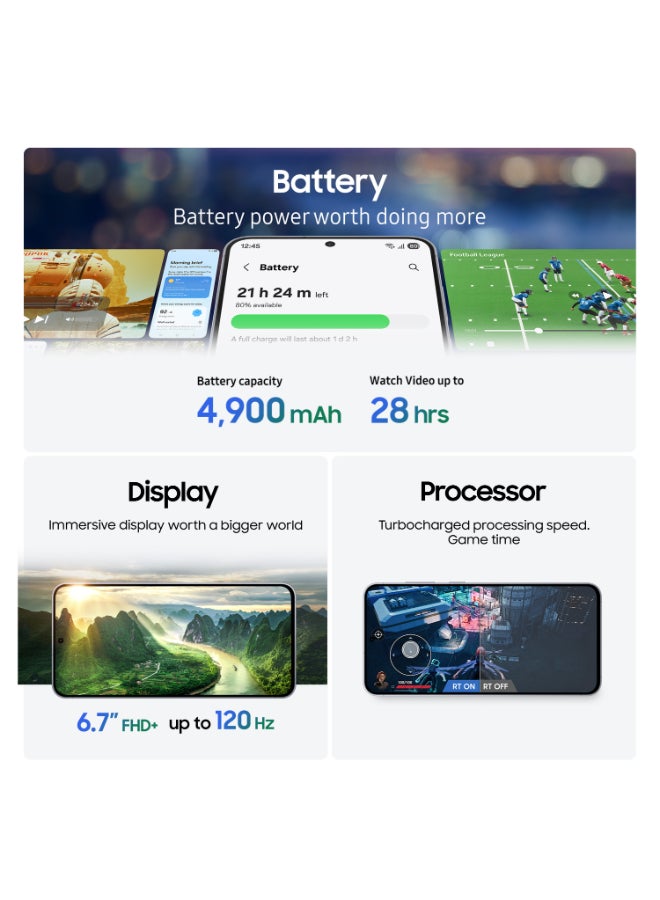 Galaxy S25 FE Dual SIM White 8GB  512GB 5G - Middle East Version