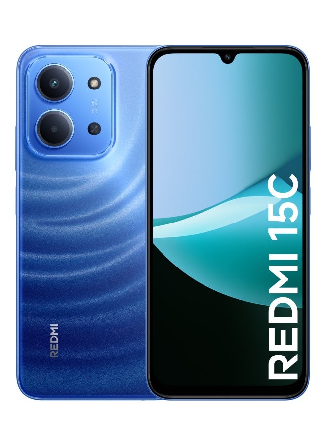 Redmi 15C Dual SIM Moonlight Blue 8GB RAM 256GB 4G - Middle East Version