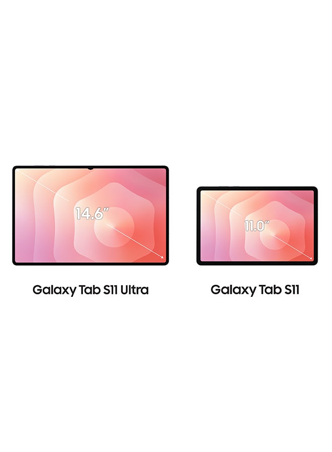 Galaxy Tab S11 Ultra AI Tablet Silver 5G 12GB RAM 256GB - Middle East Version