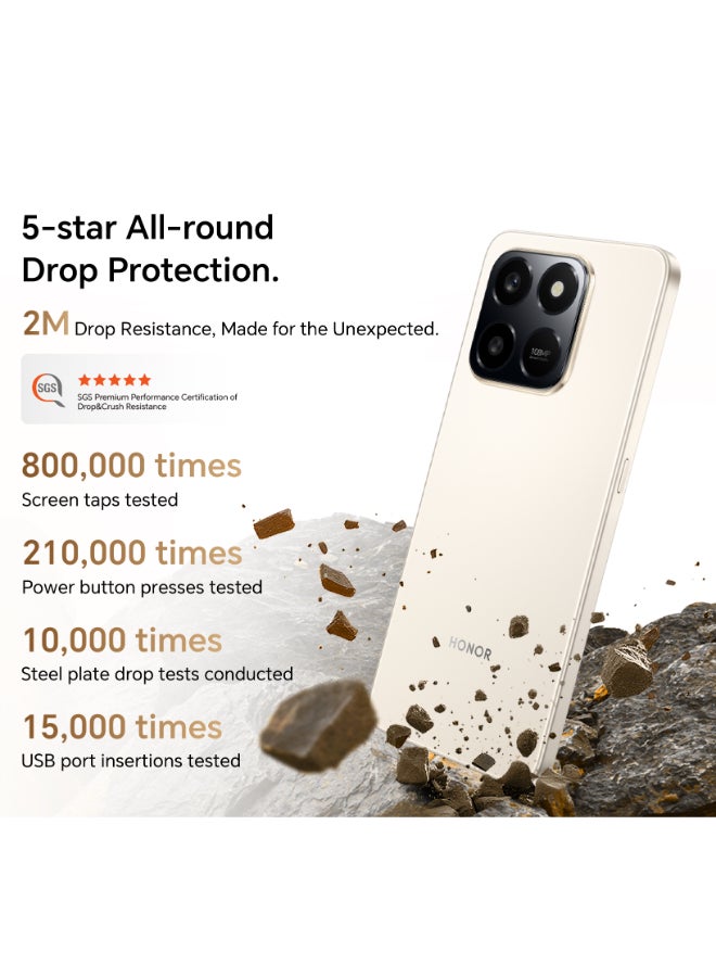 X7d Dual SIM 4G Desert Gold 8GB RAM 256GB - Middle East Version