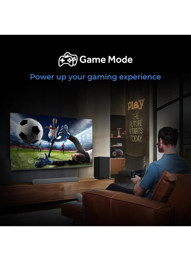 50 Inch 4K UHD QLED Smart TV with Built-in Receiver - H50S80FUX Black