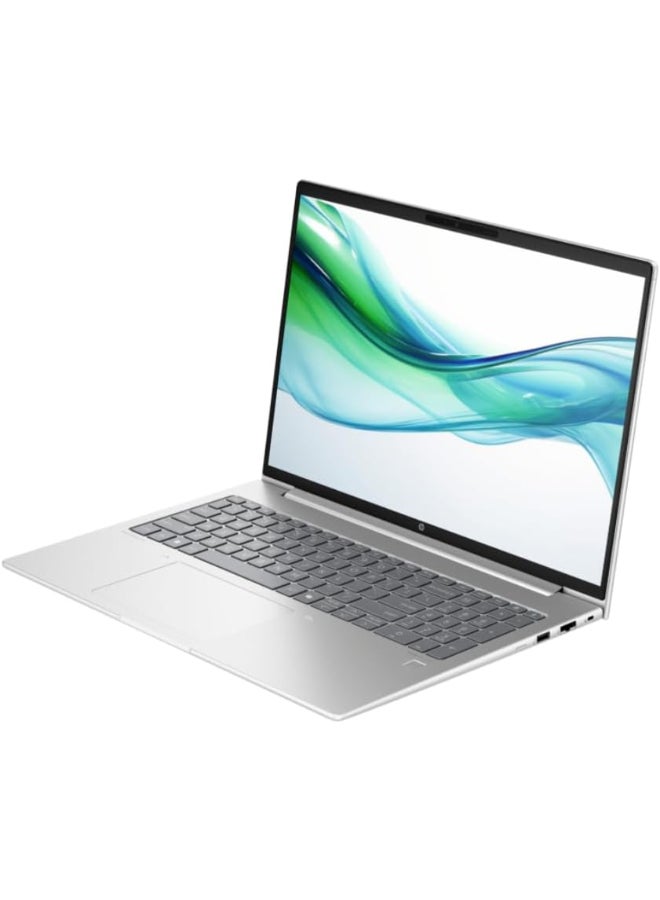 2024 Newest ProBook 460 G11 (Upgraded Version) Laptop With 16-Inch IPS Display, Intel Core Ultra 7 155U Processor/8GB RAM/512GB SSD/Integrated Graphics/Windows 11 English/Arabic Pike silver