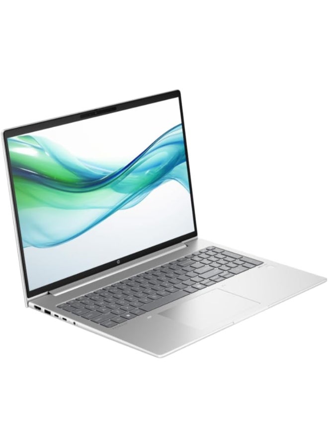 2024 Newest ProBook 460 G11 (Upgraded Version) Laptop With 16-Inch IPS Display, Intel Core Ultra 7 155U Processor/8GB RAM/512GB SSD/Integrated Graphics/Windows 11 English/Arabic Pike silver