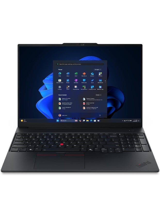 (Upgraded Version) ThinkPad E16 Gen 3 Business Laptop, 16" WUXGA Display, Intel Core Ultra 7 255H, 16GB DDR5 RAM, 512GB SSD, Intel Arc Graphics English Black English Black