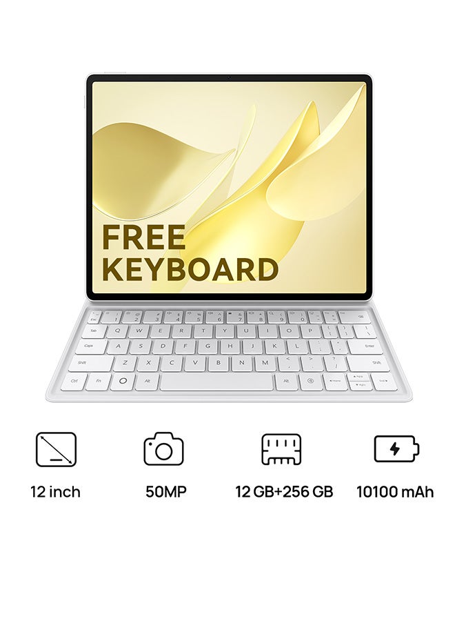 MatePad 12X  White 12GB 256GB WiFi - Middle East Version with Free Keyboard