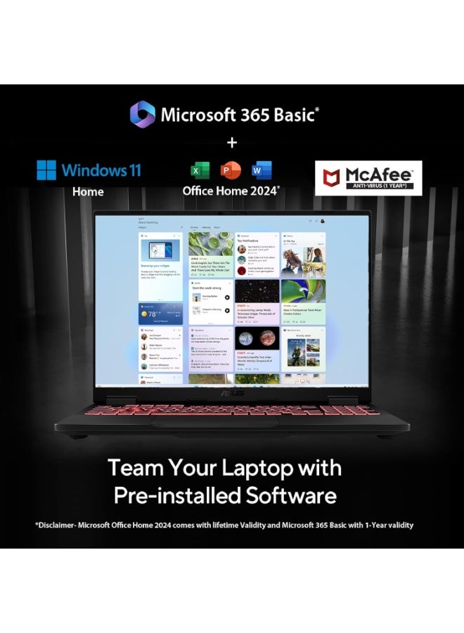 (Upgraded Version) TUF Gaming F16 FX608JMR 16" WUXGA Display 165Hz Gaming Laptop – Intel Core i7-14650HX 32GB DDR5 RAM 1TB PCIe SSD NVIDIA GeForce RTX 5060 8GB Windows 11 Home + MS Office 365 Free English Jasper English Jasper