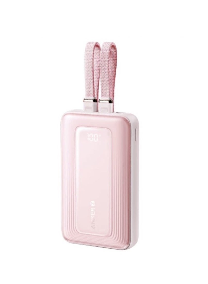 20000 mAh Zolo Power Bank, 20,000mAh 30W Max Fast Portable Charger with Built-in USB-C and MFi Certified Lightning Cables, 1 USB-C, 1 USB-A, Battery Pack for iPhone 16/15/14 Series, Galaxy, and more
