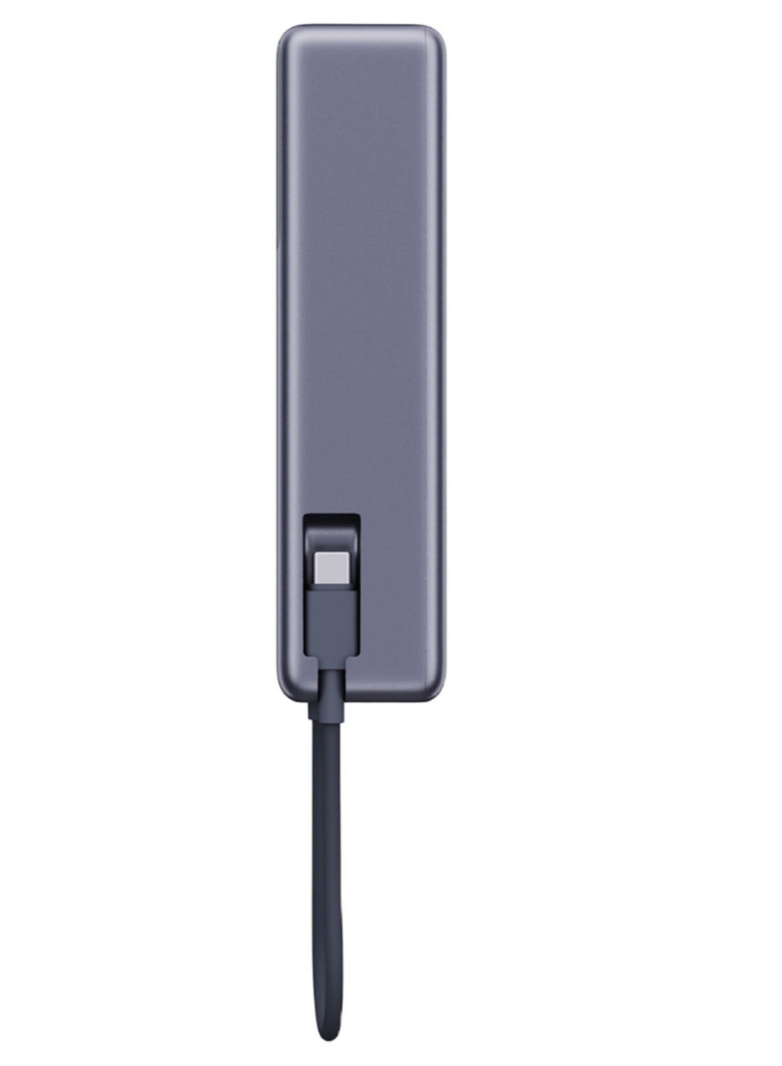 10000 mAh 165W 36Wh 10000mAh Power Bank Integrated USB-C Cable LED Display External Battery Power Supply with 2 Inputs & 2 Outputs Support PD2.0/3.0 QC2.0/3.0-PB1165MI Grey