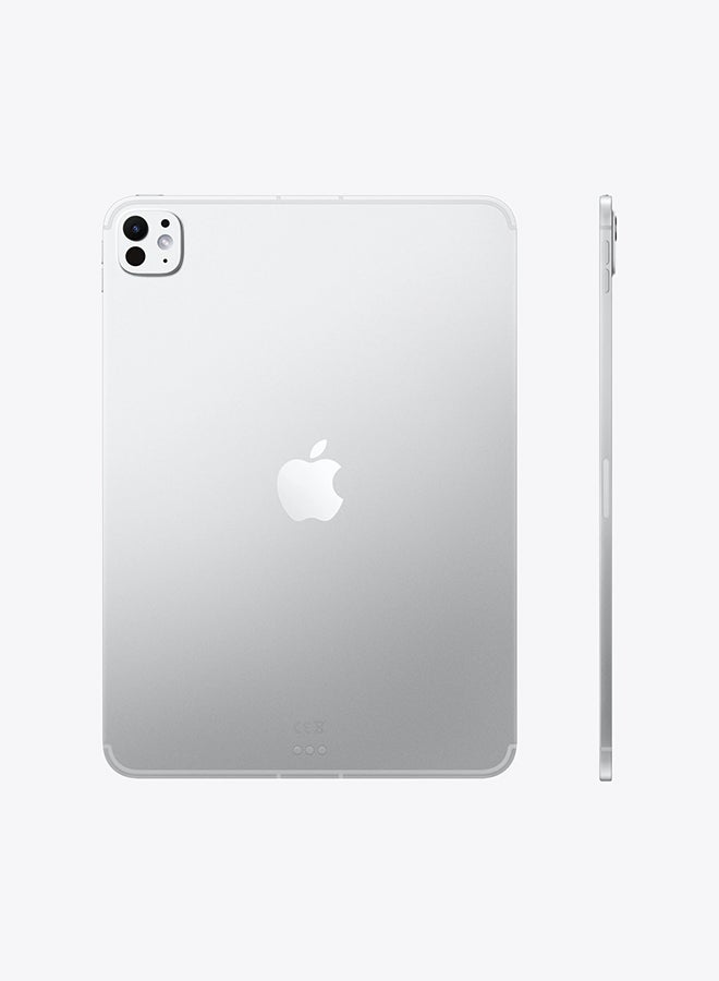 iPad Pro - 2025(6th Generation) M5 11-inch, 256GB, WiFi, Silver with Standard Glass - Middle East Version